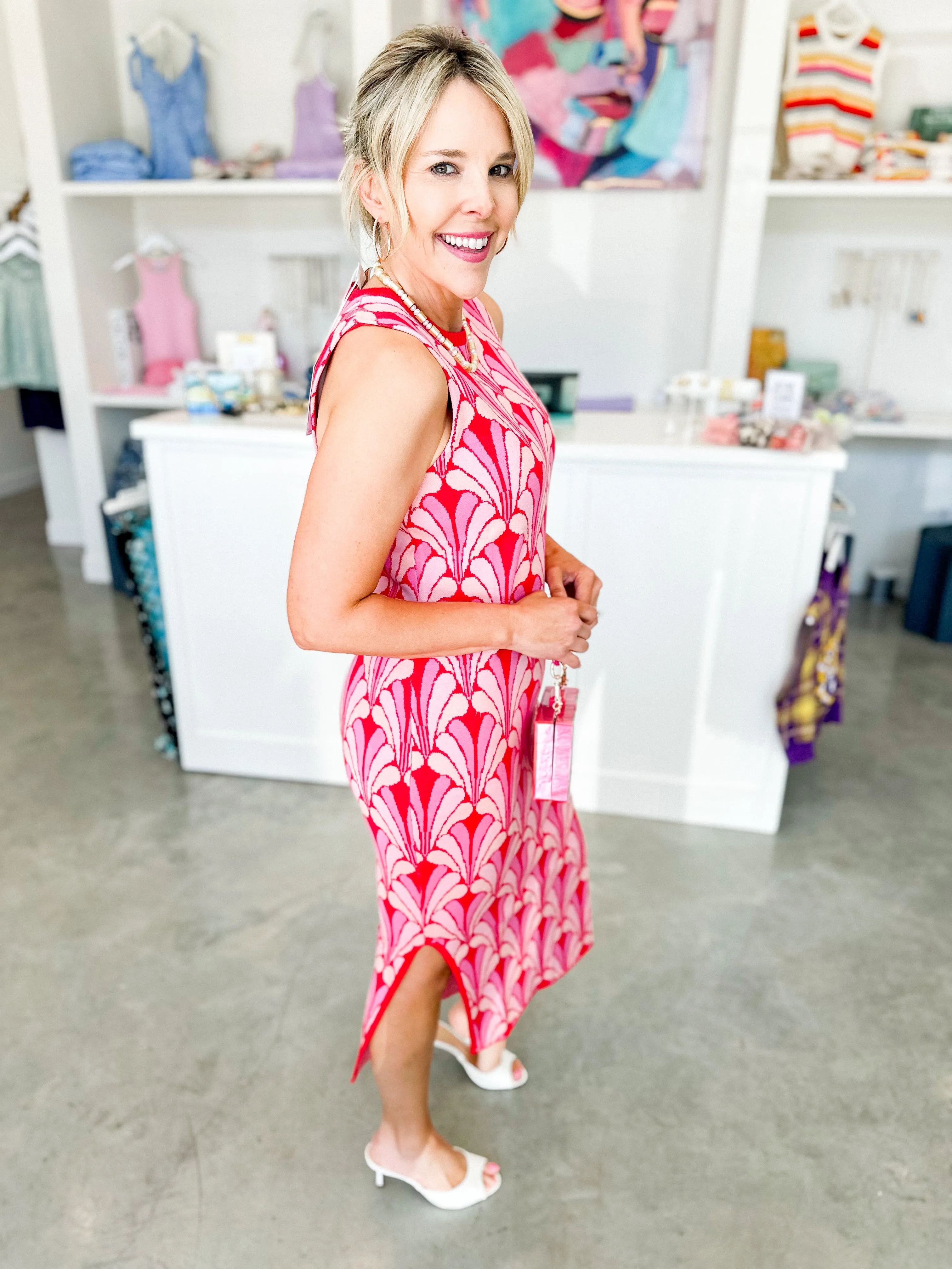Scallop Simone Sweater Dress
