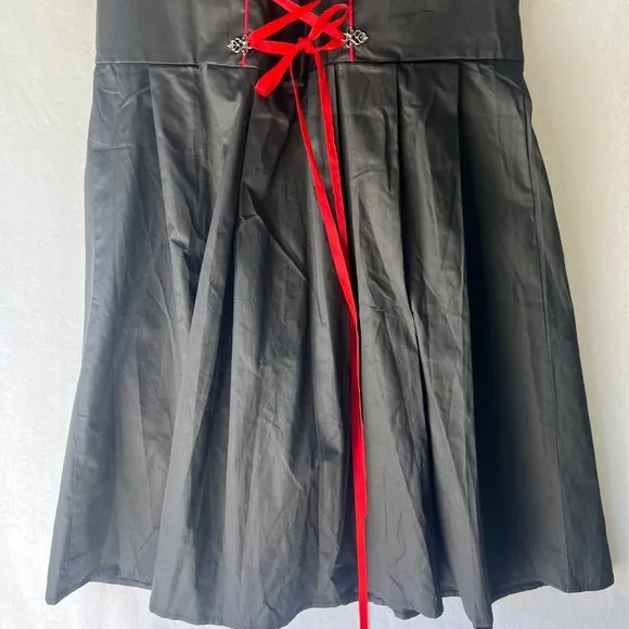 Scarlet Darkness Oktoberfest Dress Halloween Cosplay Dress Size Large