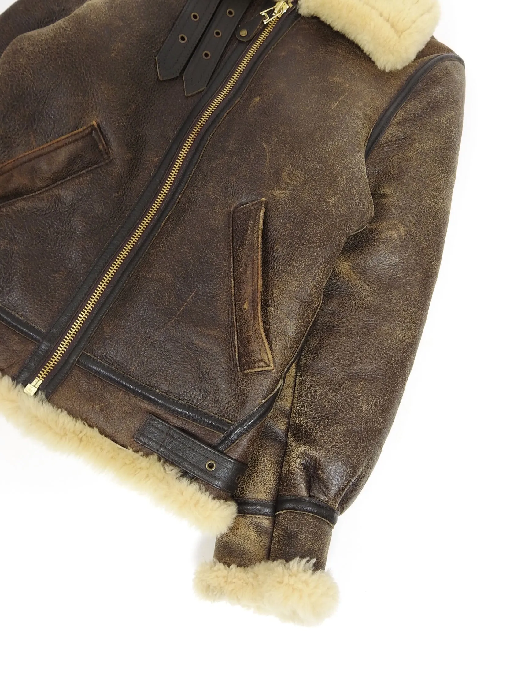 Schott Classic B-3 Sheepskin Bomber Jacket