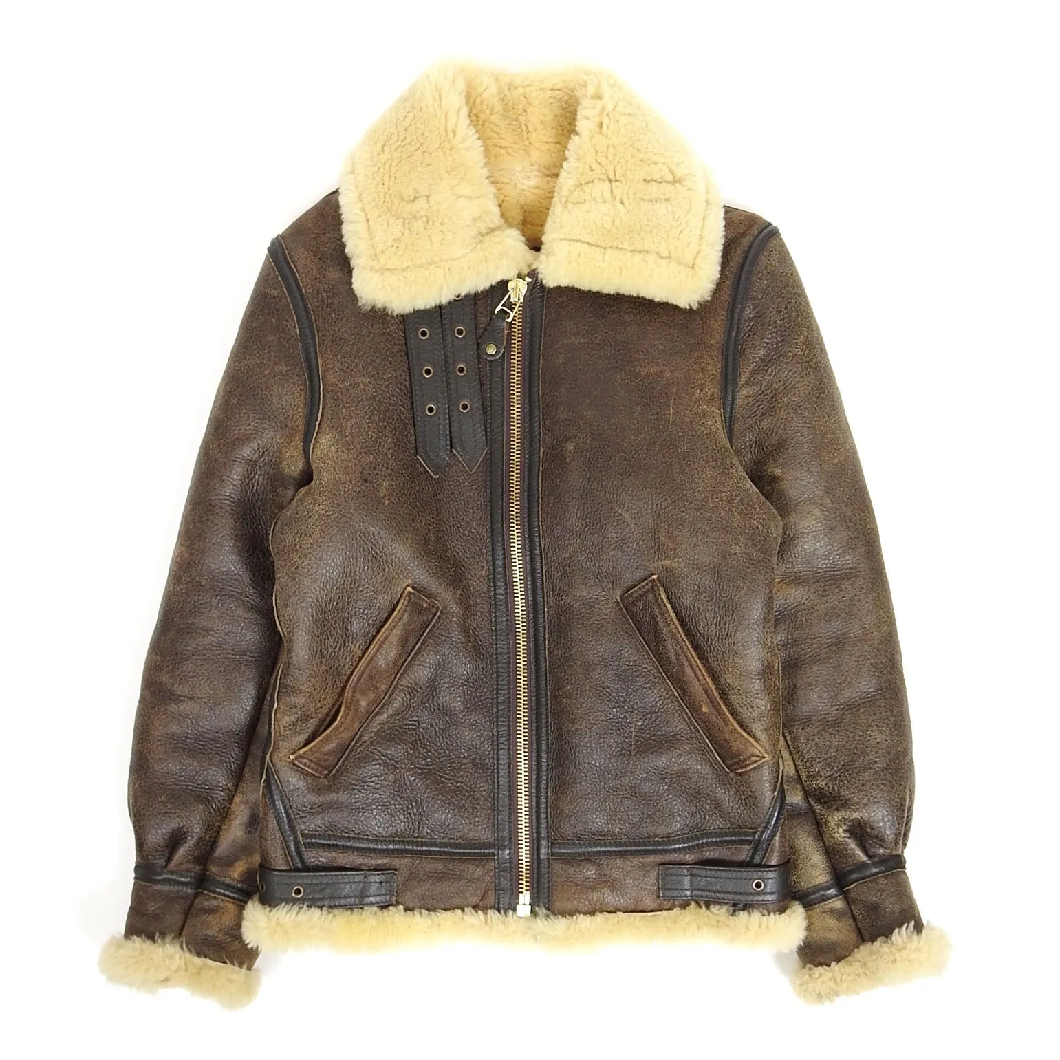 Schott Classic B-3 Sheepskin Bomber Jacket