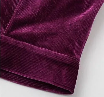 Shay Corduroy Jacket - Purple