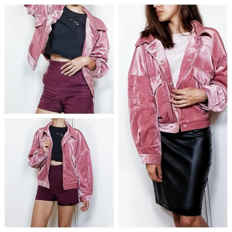 Shay Corduroy Jacket - Purple
