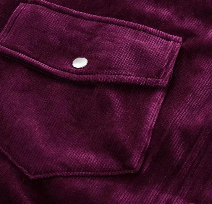 Shay Corduroy Jacket - Purple