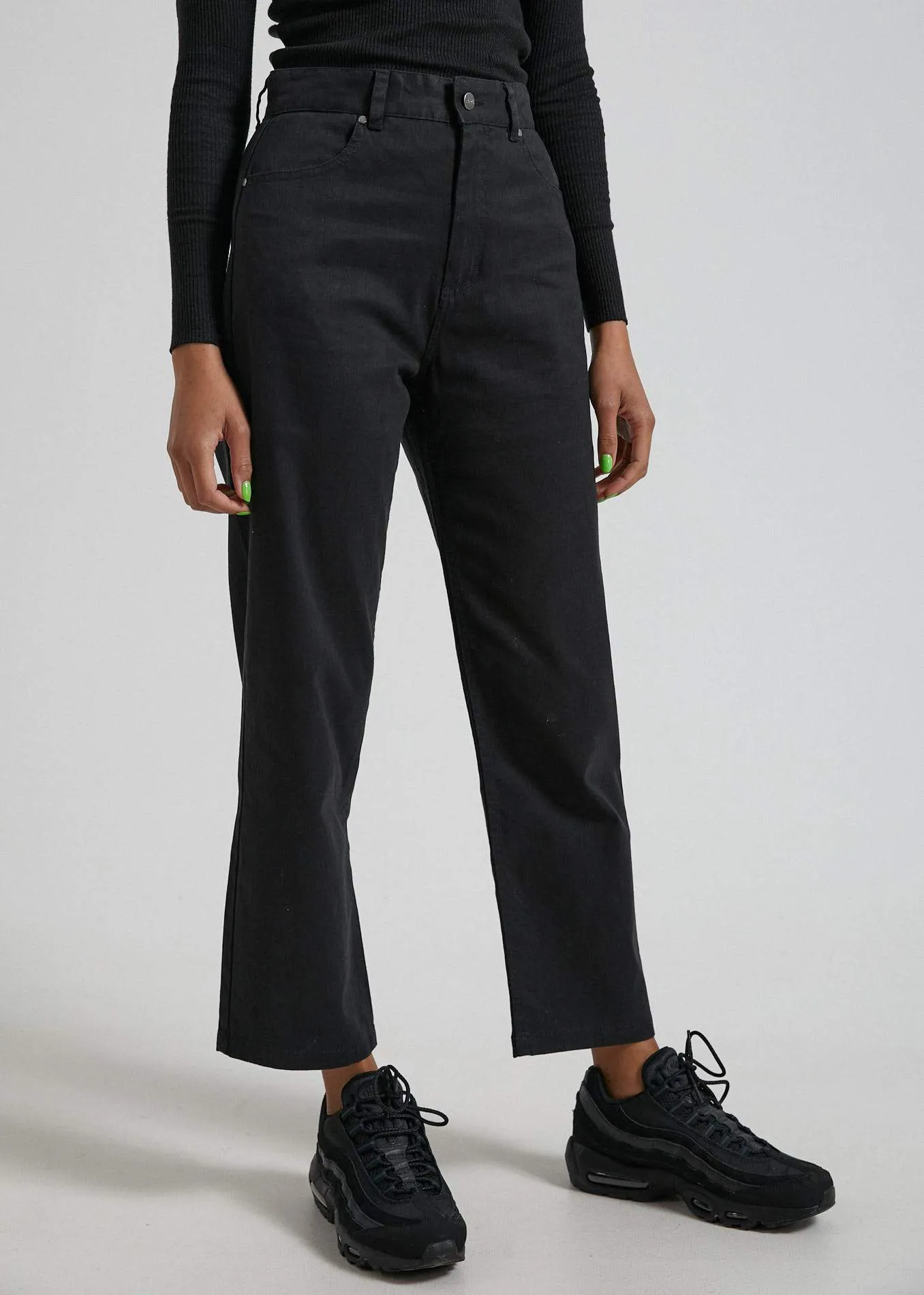 Shelby  - Hemp Twill High Waist Wide Leg Pant