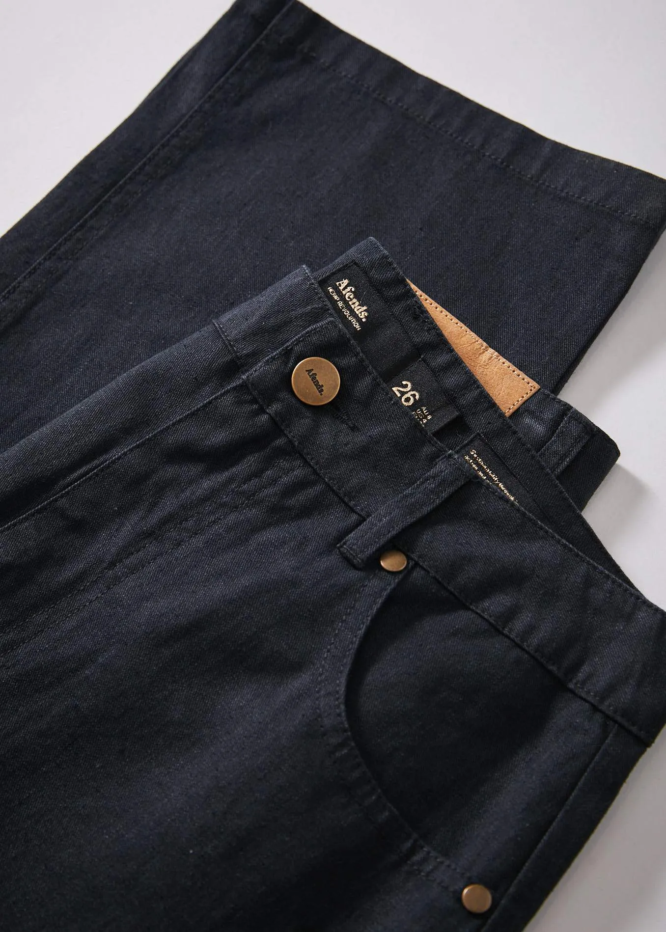 Shelby  - Hemp Twill High Waist Wide Leg Pant