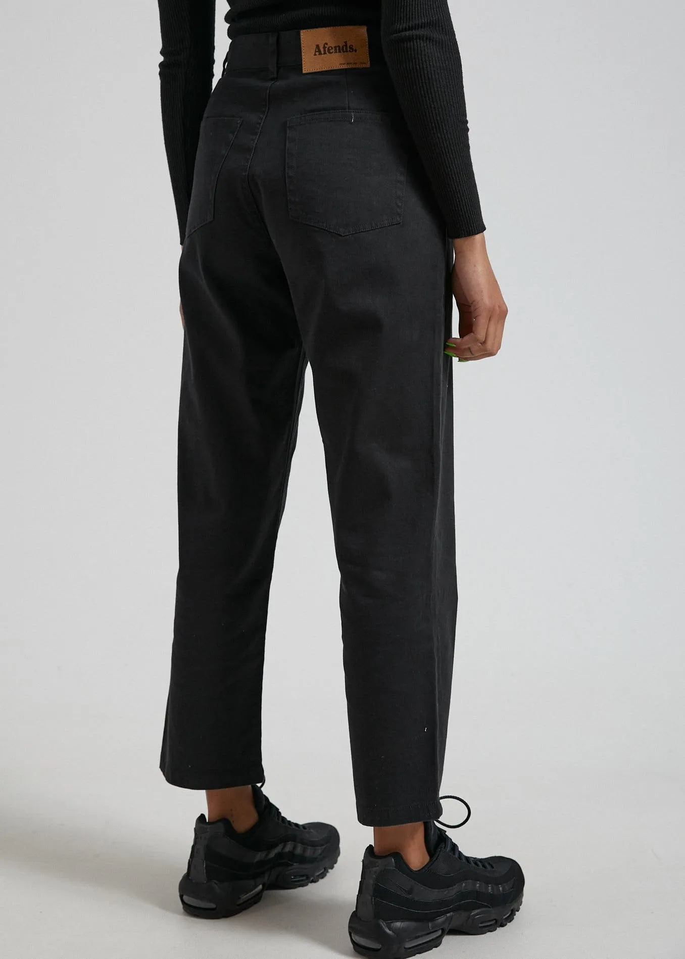 Shelby  - Hemp Twill High Waist Wide Leg Pant