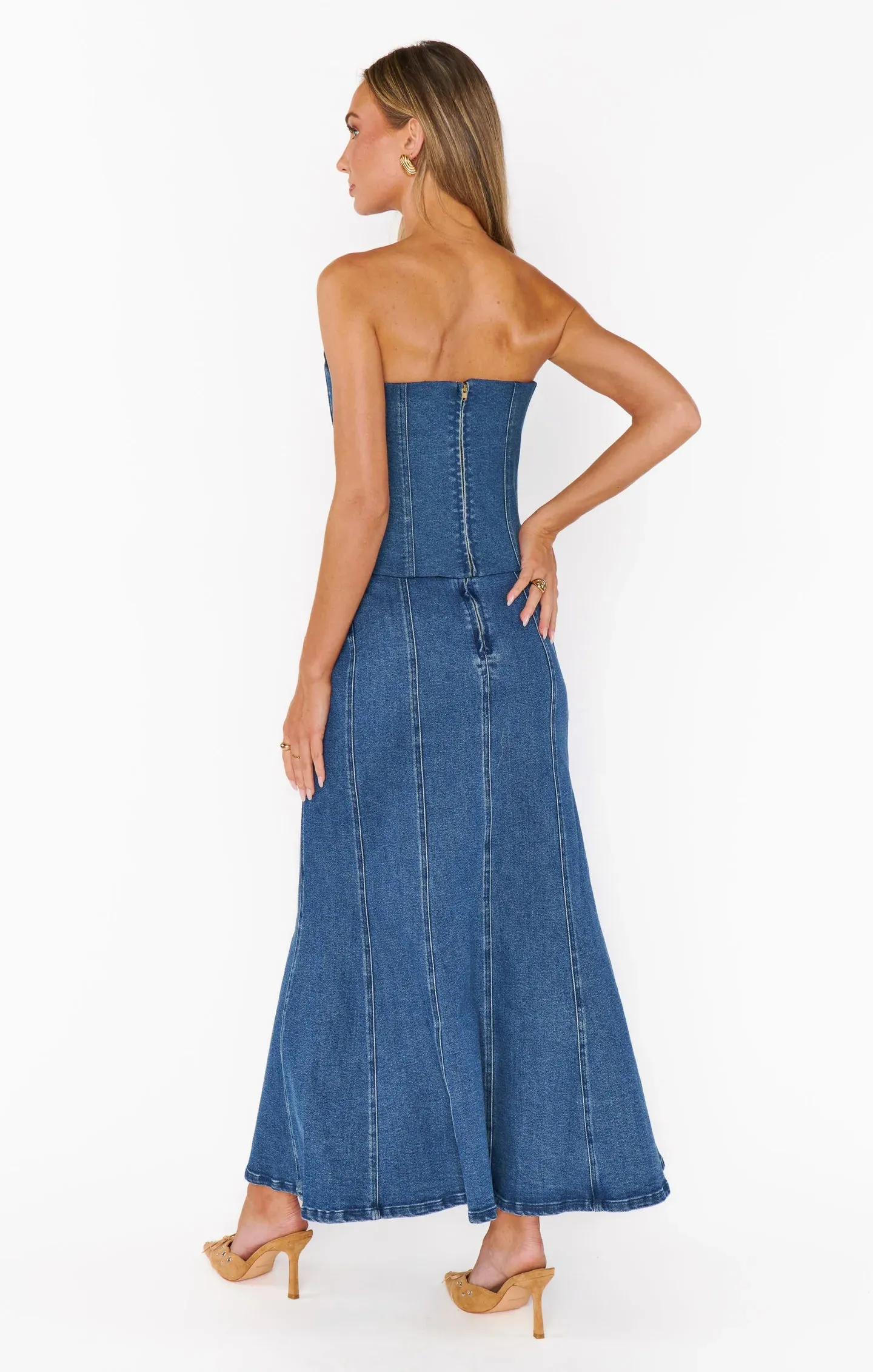 Show Me Your Mumu | Baton Rouge Skirt {Blue Indigo}