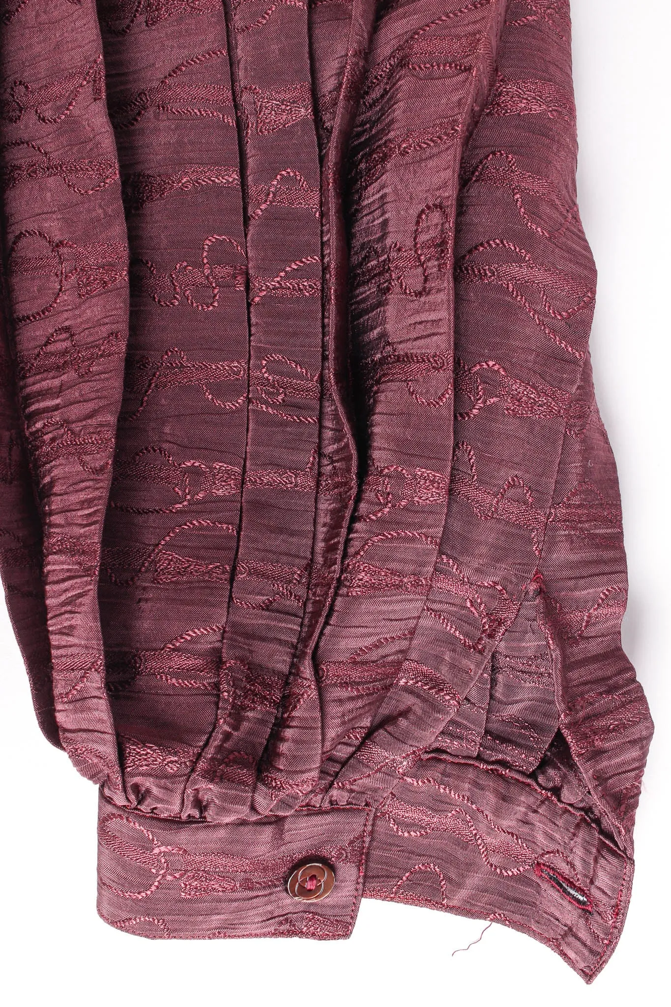 Silk Accordion Pleat Blouse