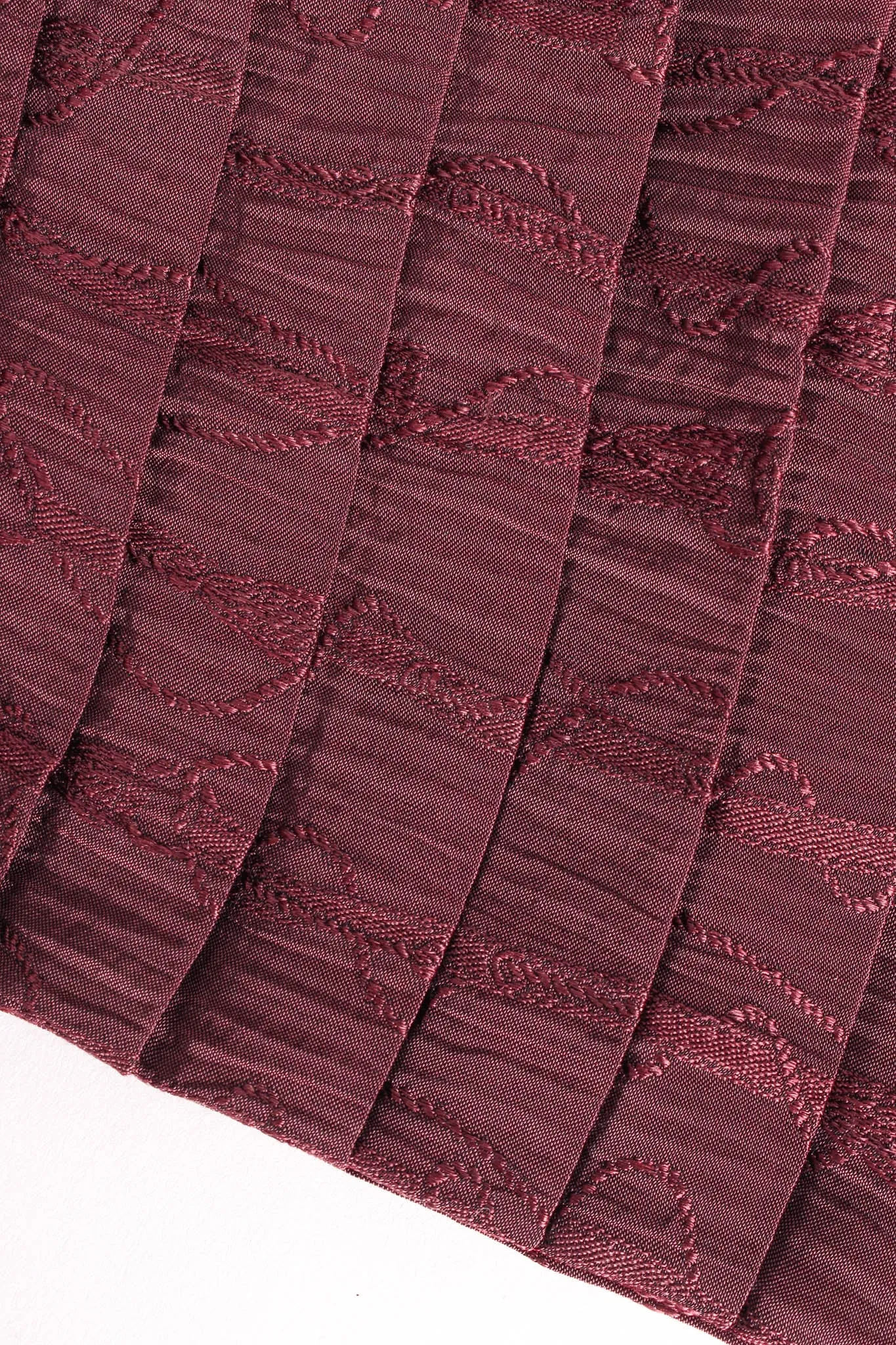 Silk Accordion Pleat Blouse