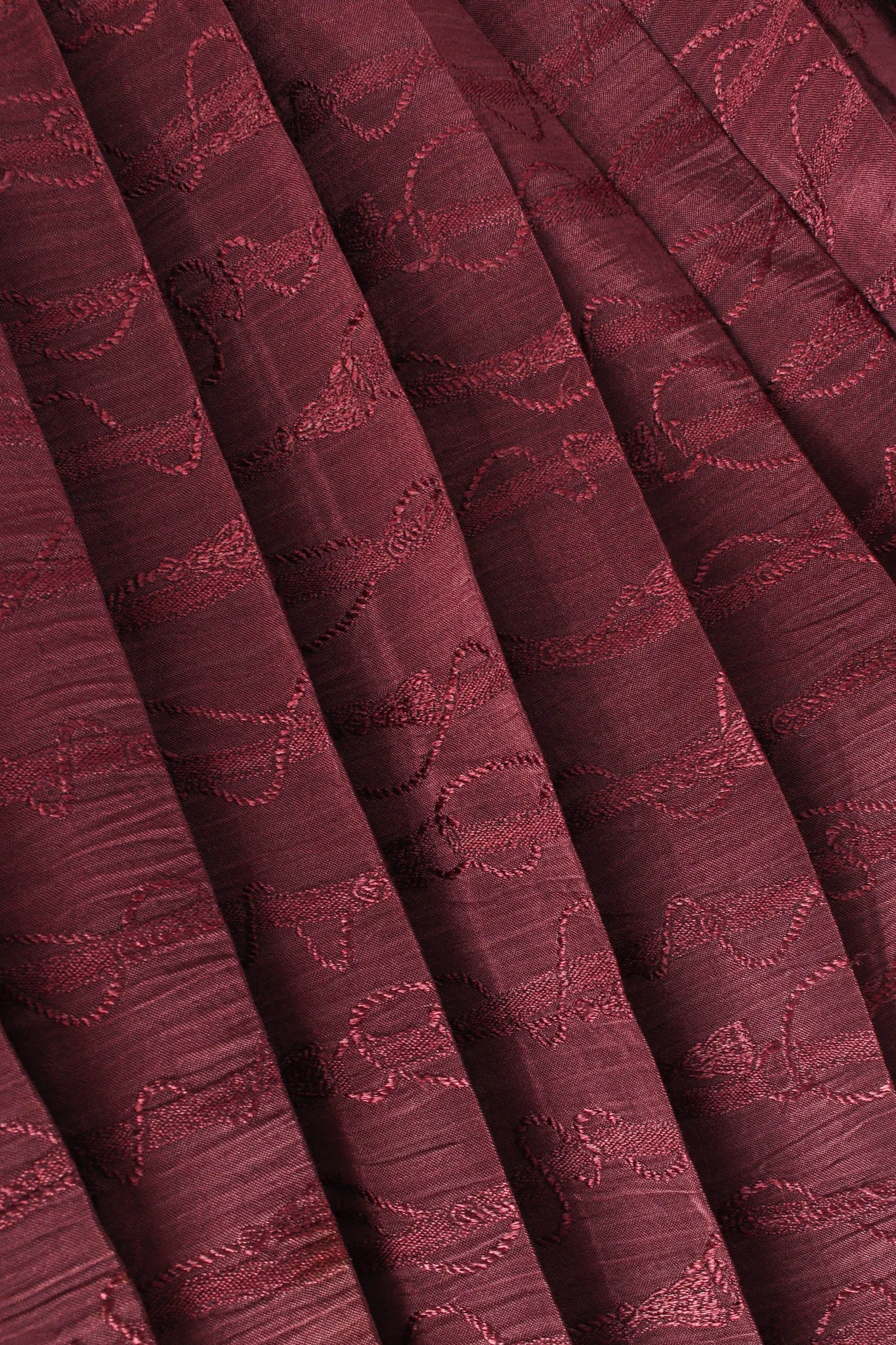 Silk Accordion Pleat Blouse