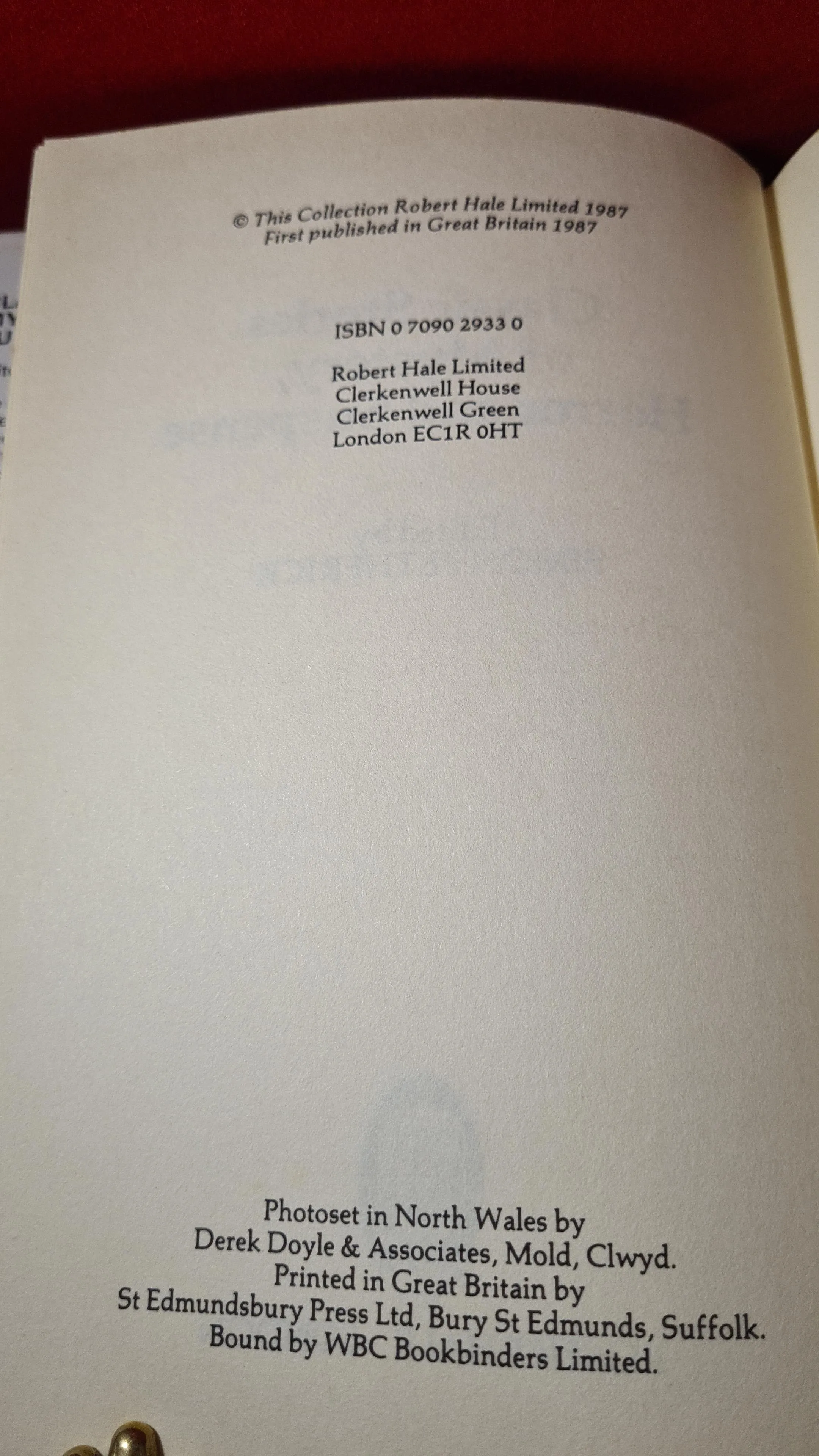 Simon Petherick - Classic Stories Of Mystery Horror & Suspense, Robert Hale, 1987
