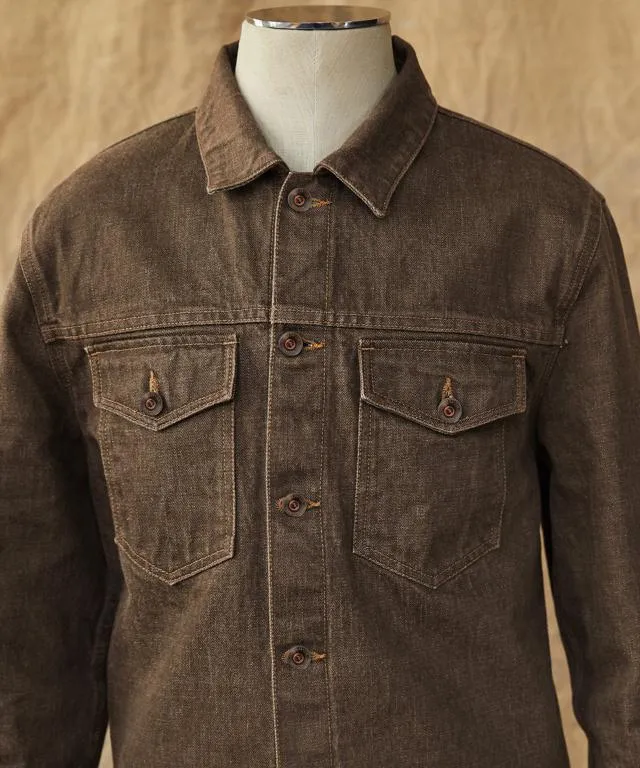 SIZE LARGE- Legent Bourbon x Todd Snyder Denim Selvedge Jacket