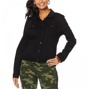 Skinnygirl Women's Plus Size Classic Jean Jacket