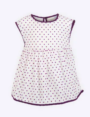 Sleeveless Polka Dot Dress
