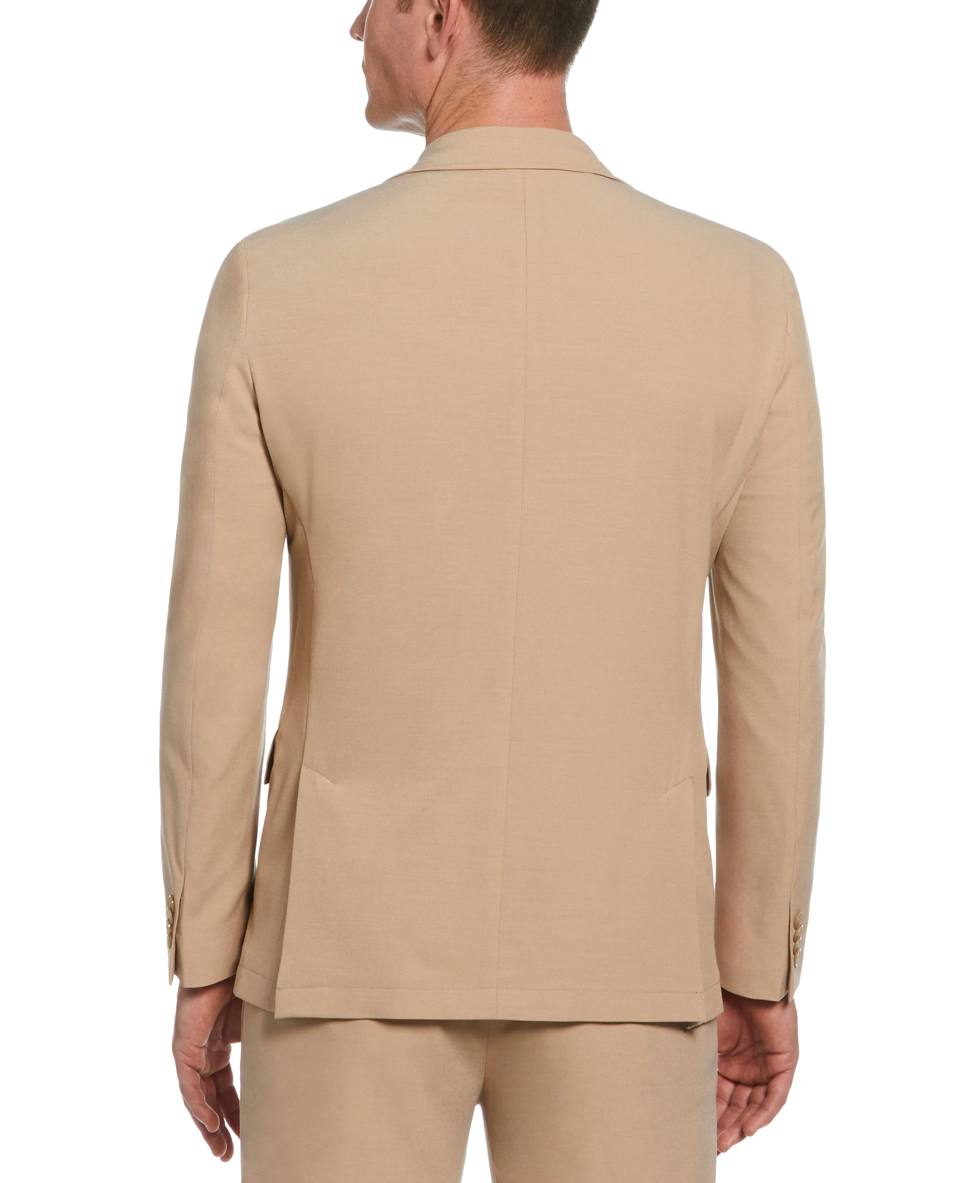 Slim Fit Tan Stretch Tech Suit