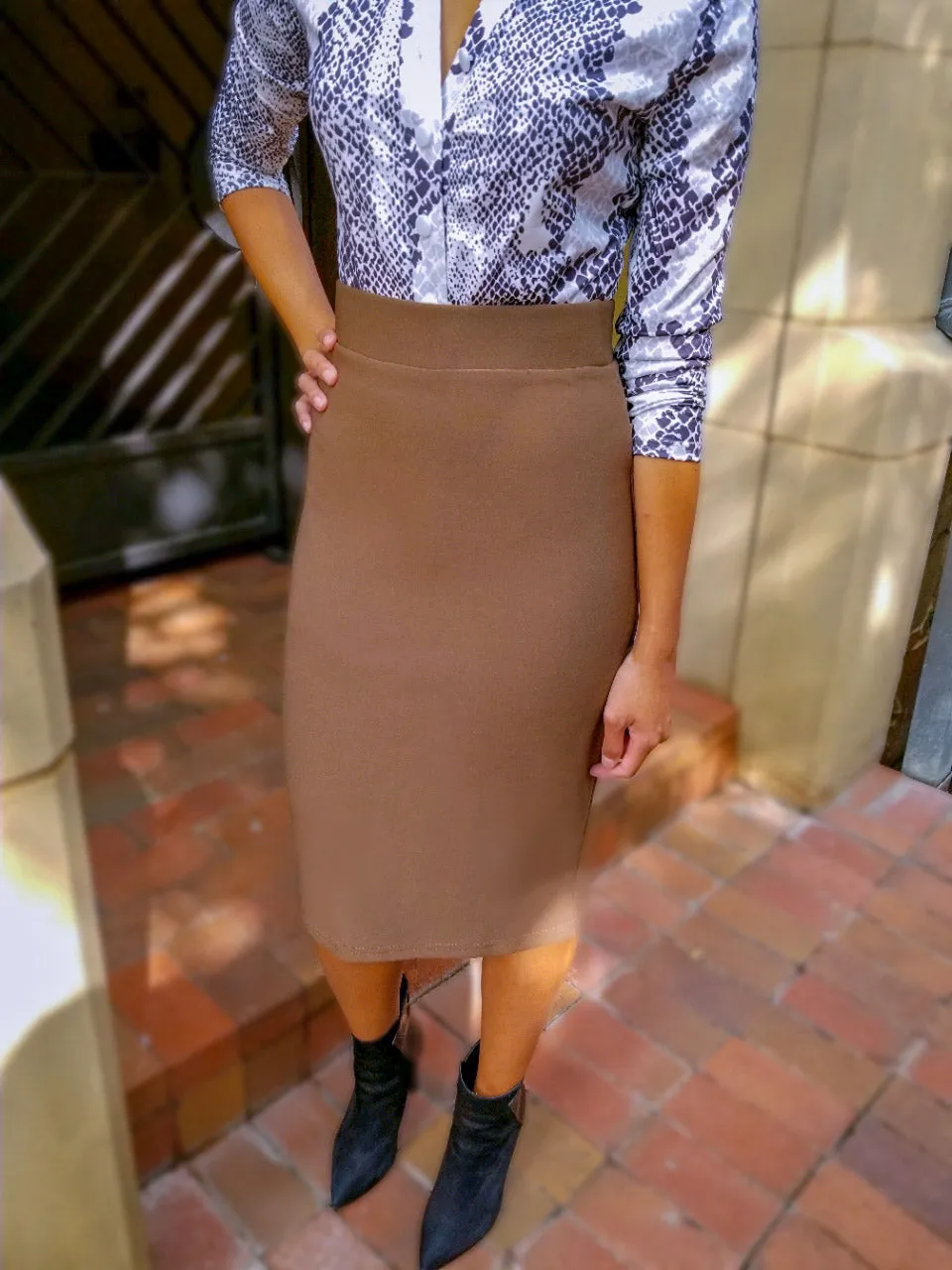 Straight Pencil Skirt