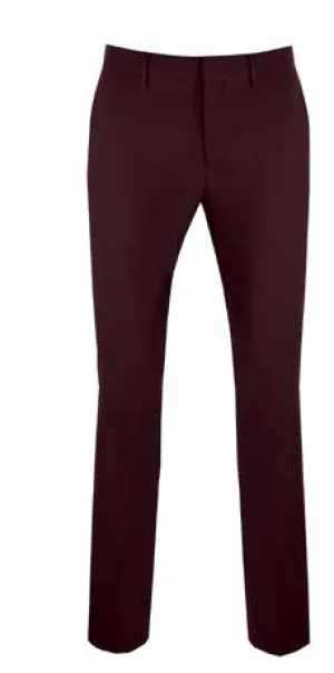 Stretch Wool Feel Pants (Burgundy) OUS-DX