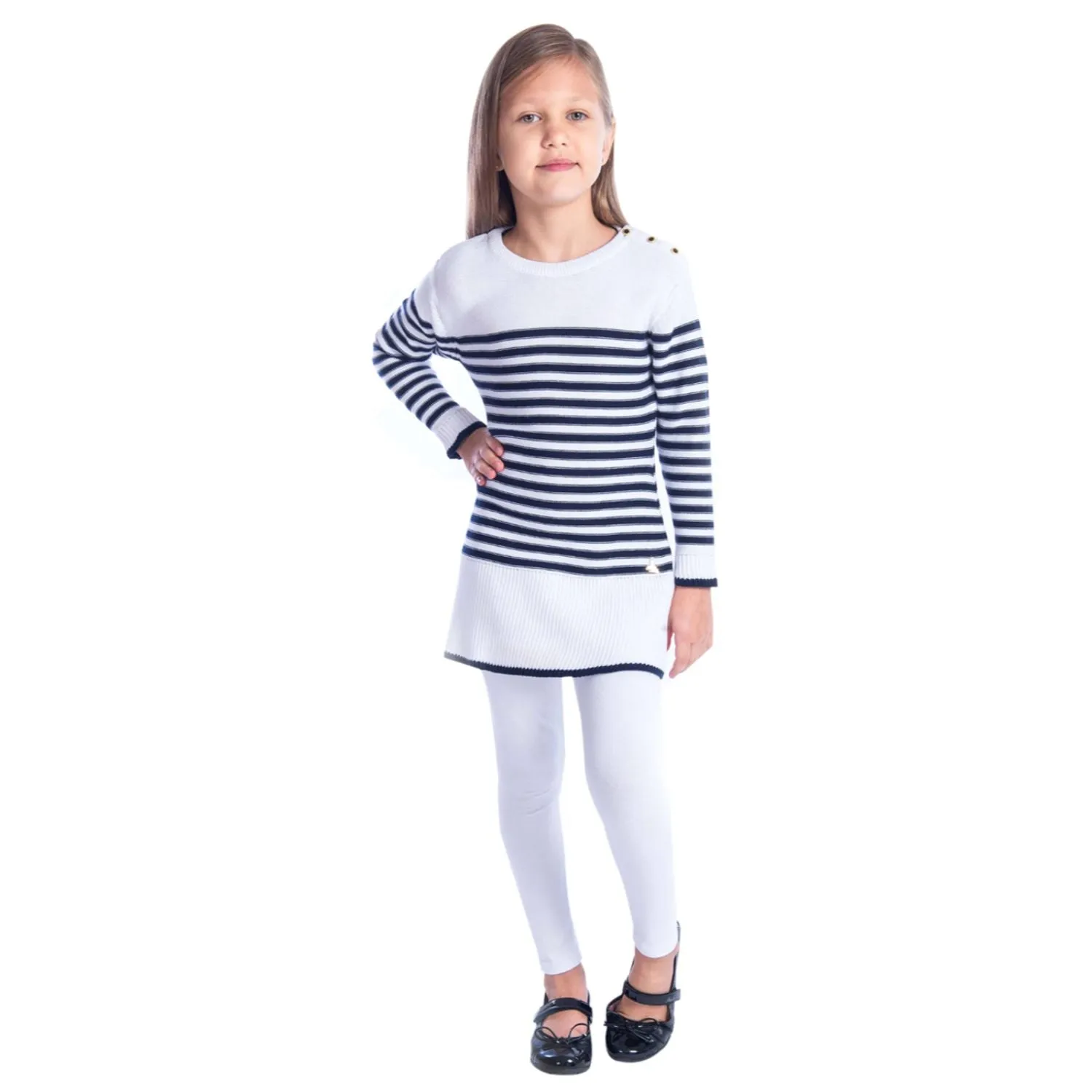Stripes Sweater Dress
