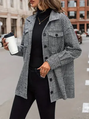 Stunncal Plaid Flap Pocket Jacket