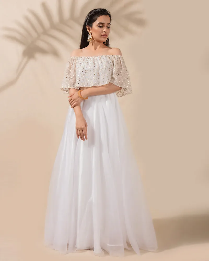 Summer Dew Drops Lehenga Set