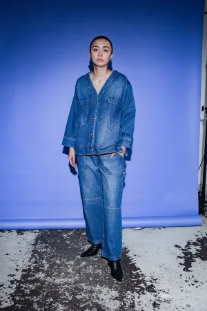 Sunny Pants in Blue Denim