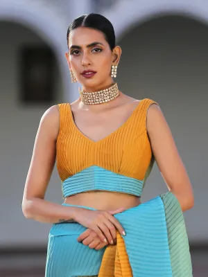 Sunrise Pleated Blouse