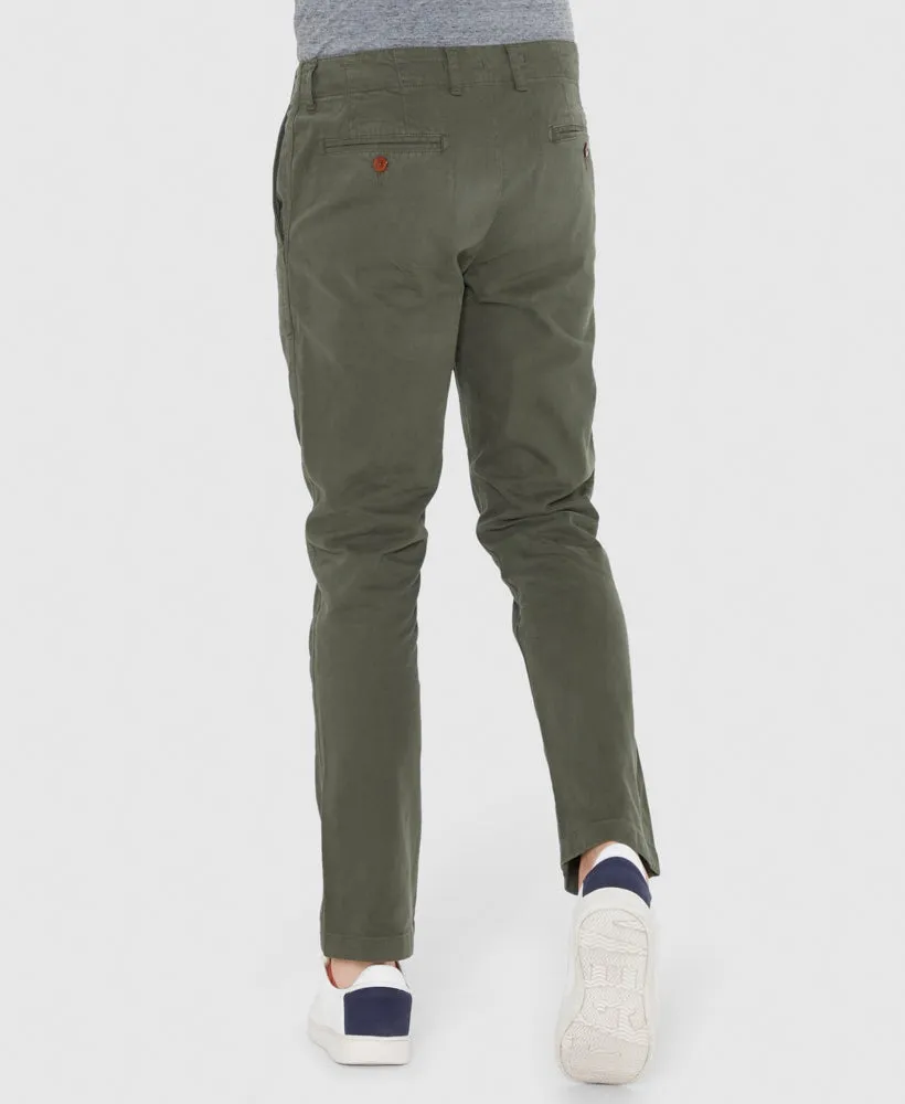 SUPERDRY Officers Slim Chino - Surplus Goods Olive 32