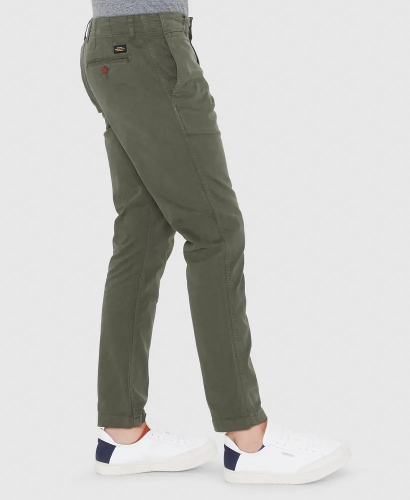 SUPERDRY Officers Slim Chino - Surplus Goods Olive 32
