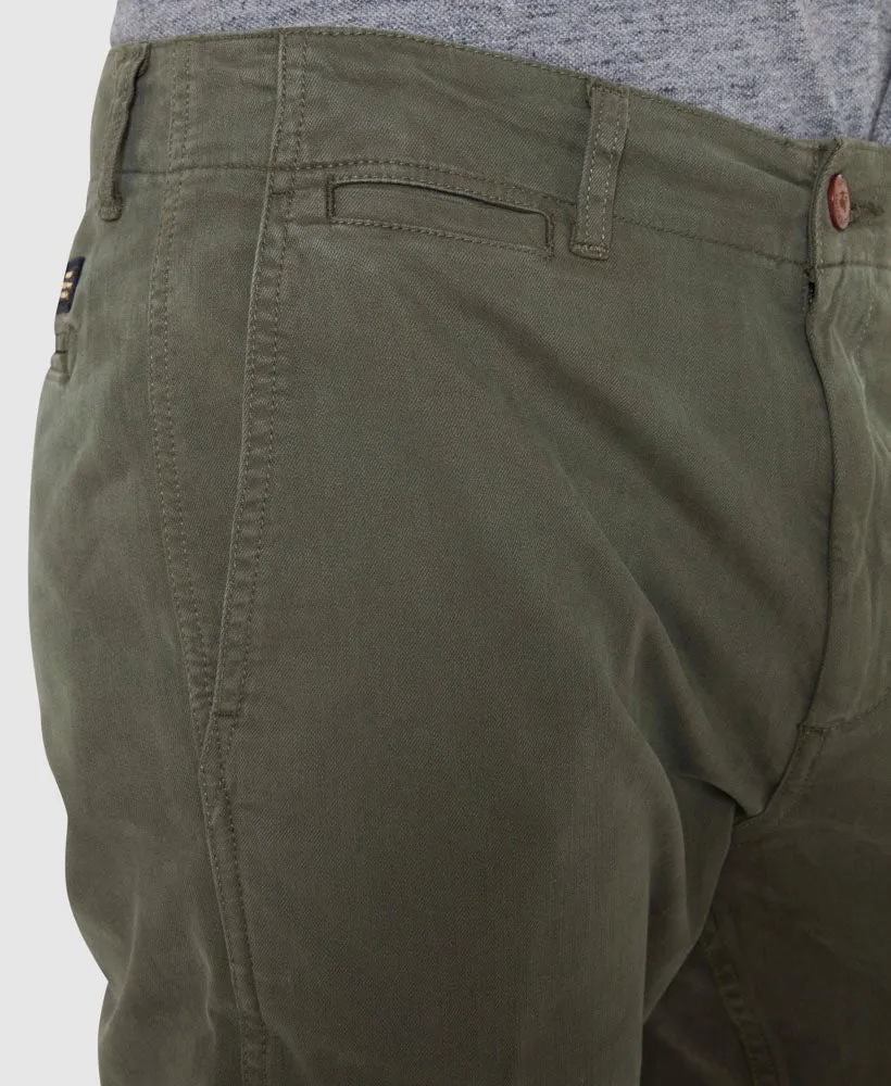 SUPERDRY Officers Slim Chino - Surplus Goods Olive 32