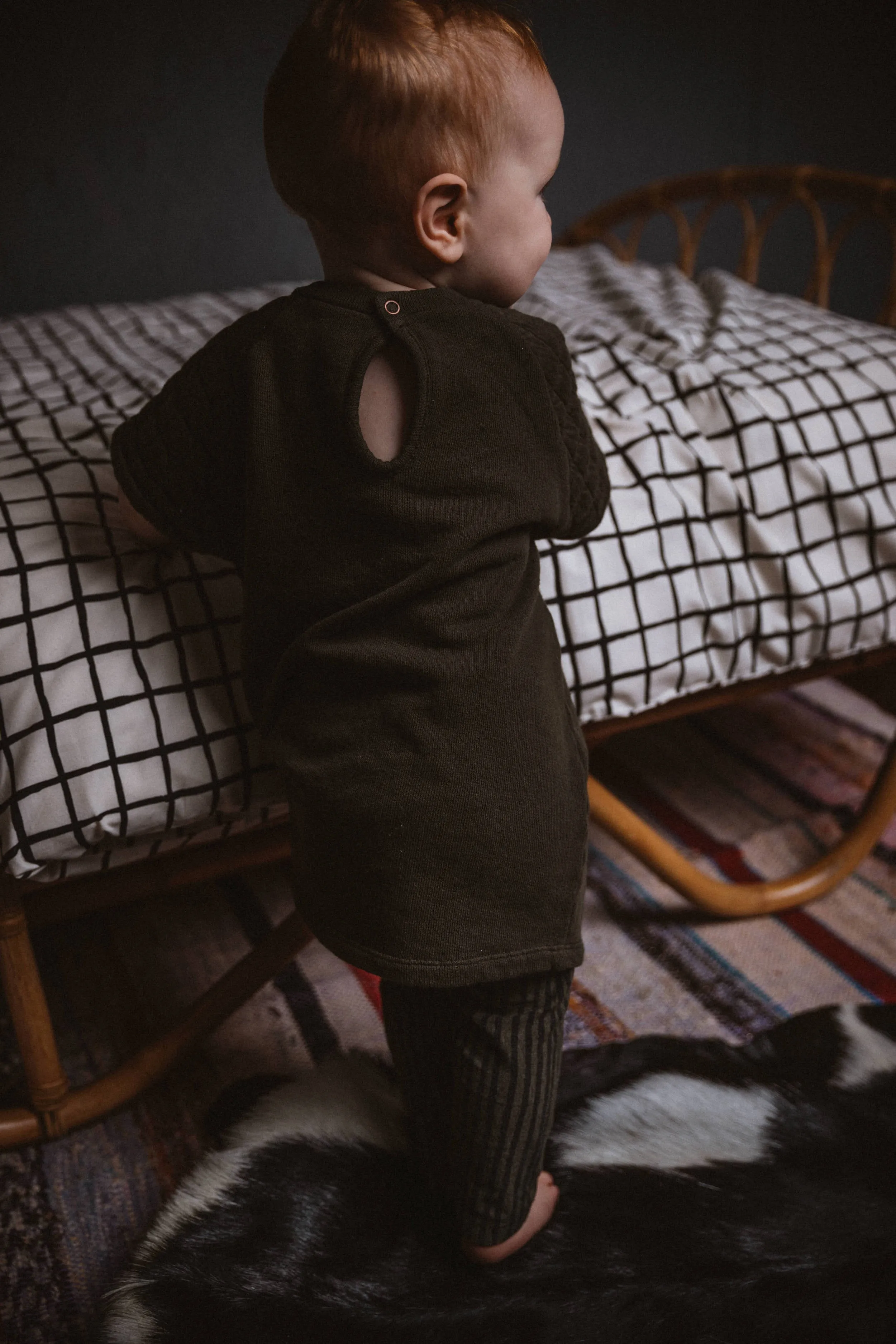 Sweat Dress // midnight blue // 3-6m // LAST ONE