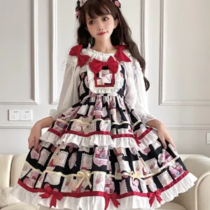 Sweet and Lovely Cake Lolita Jumper Skirt