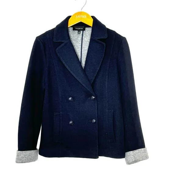 Talbots double breasted jacket