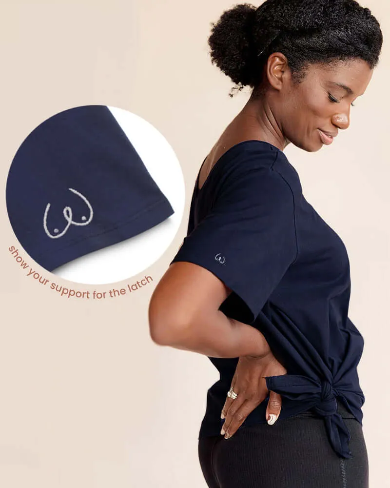 The Special Edition Embroidered "Boob" Nursing Tee