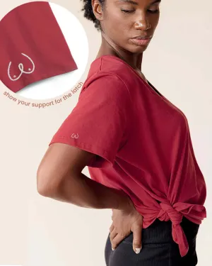 The Special Edition Embroidered "Boob" Nursing Tee