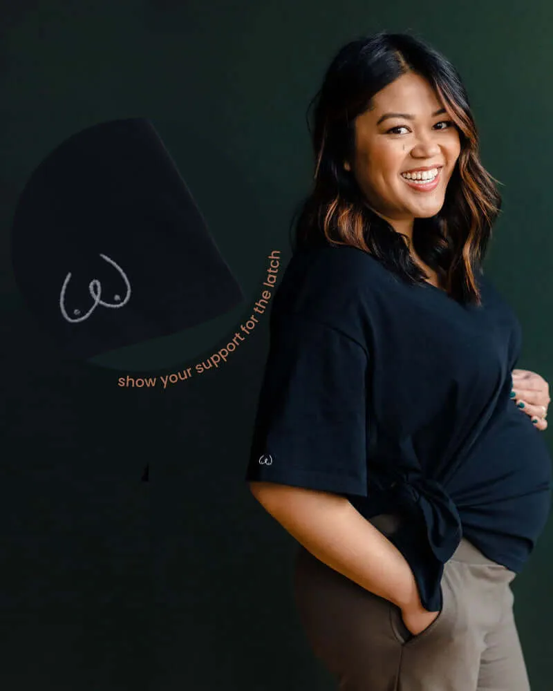 The Special Edition Embroidered "Boob" Nursing Tee