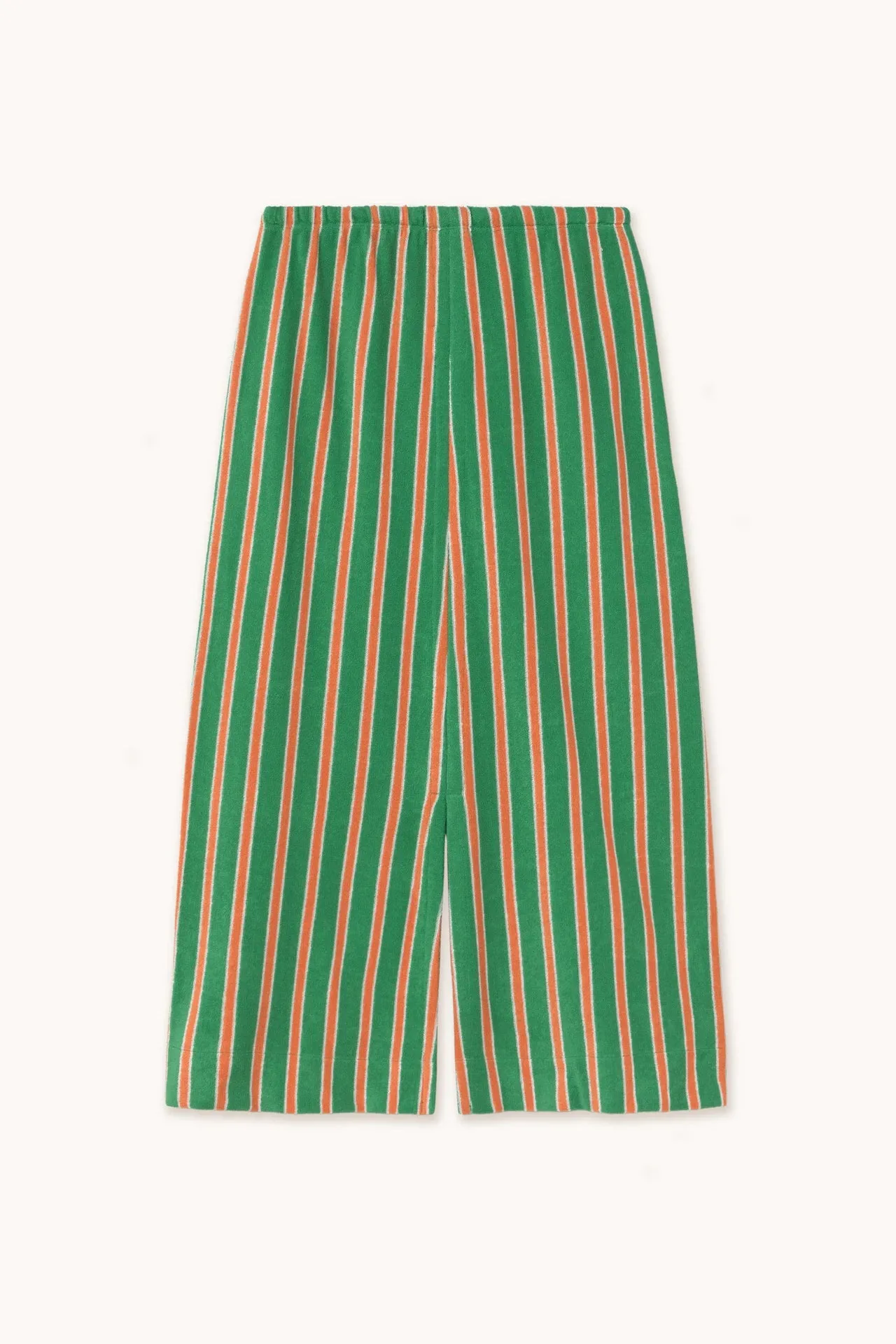 The Tiny Big Sister Towel Striped Straight Skirt - Emerald