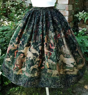The Unicorn in Captivity skirt
