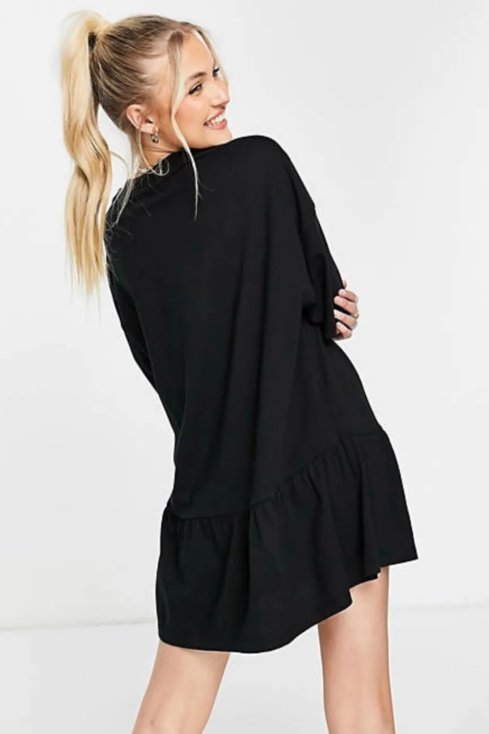 To You Black Mini Dress