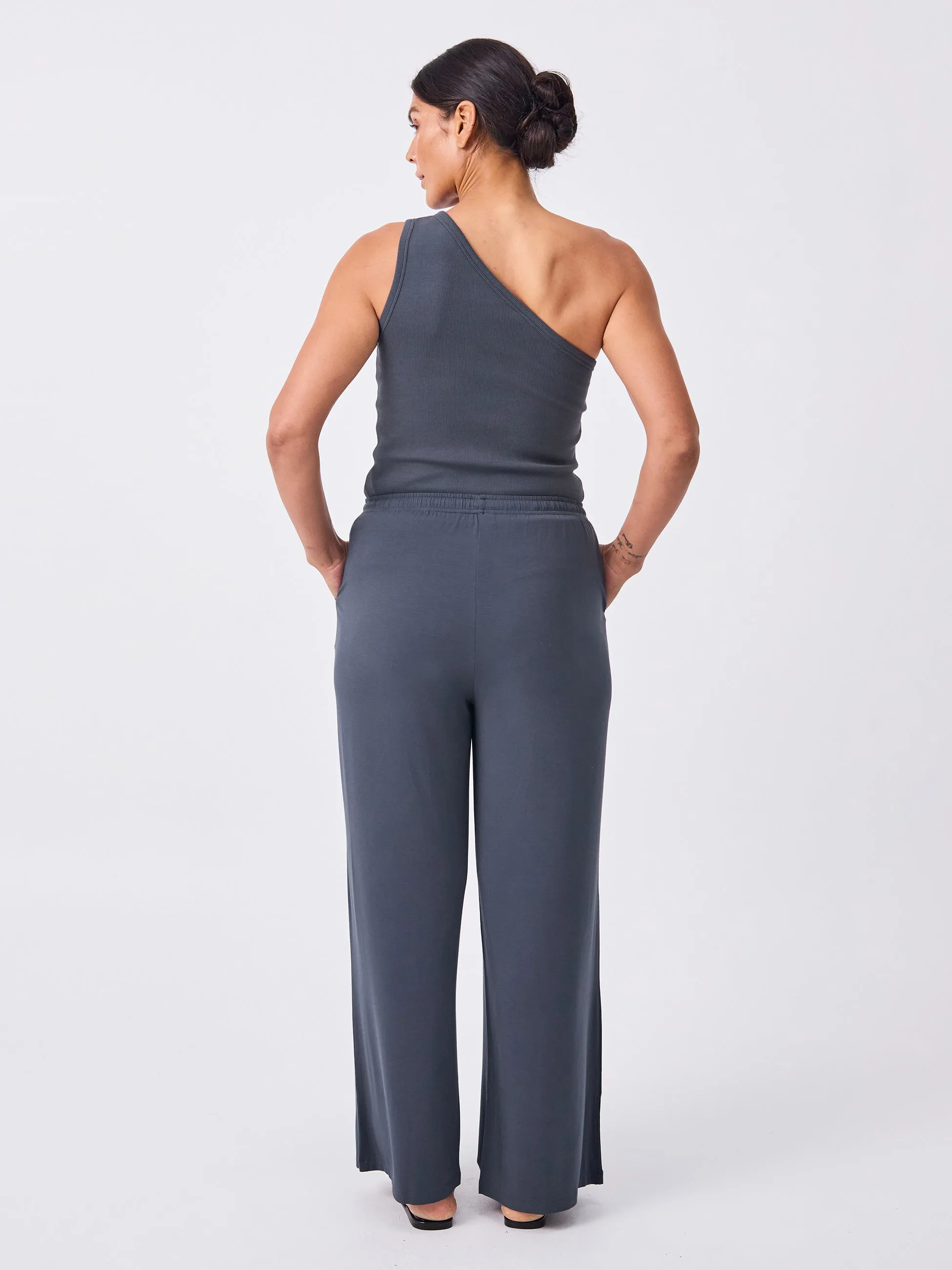 Traveller Drawcord Pant - Charcoal