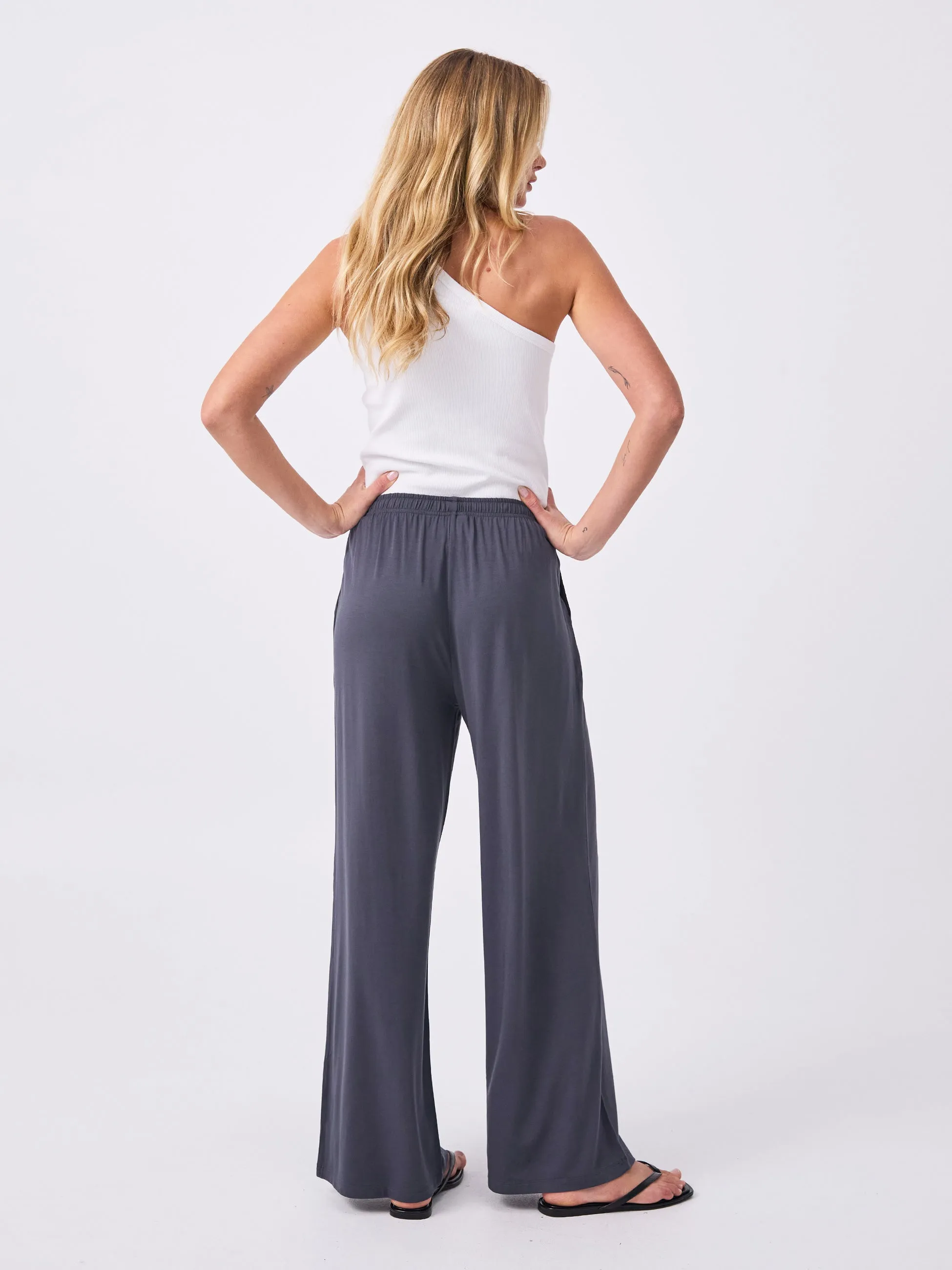 Traveller Drawcord Pant - Charcoal