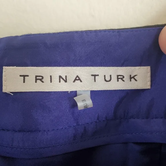 Trina Turk Purple Pencil Skirt 4