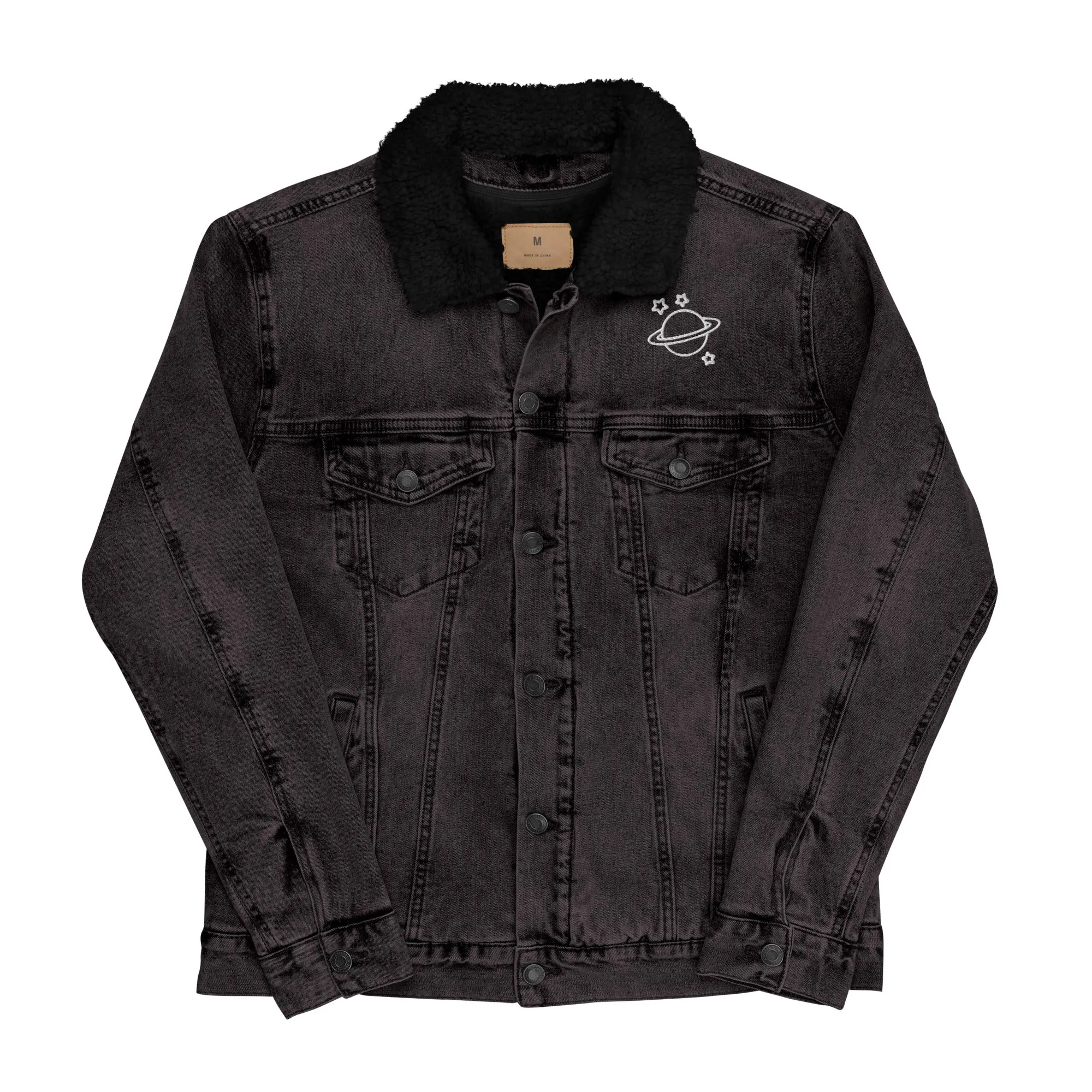 Unisex Space Denim Sherpa Jacket