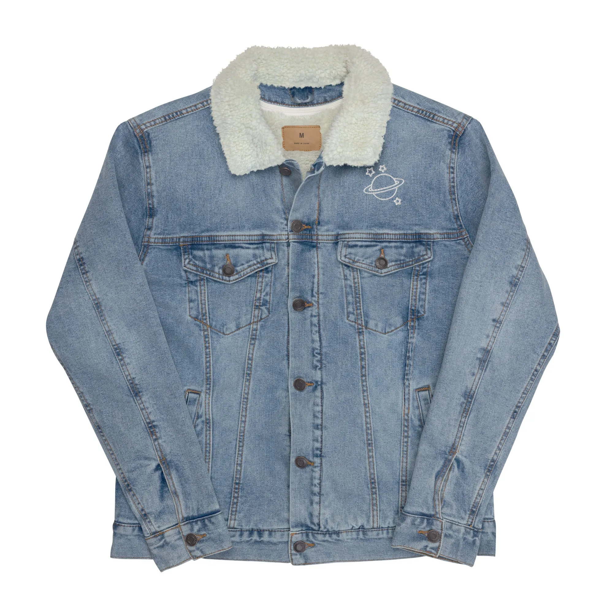 Unisex Space Denim Sherpa Jacket