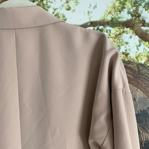 Unstructured Long Women’s Relaxed Oversized Blazer Jacket