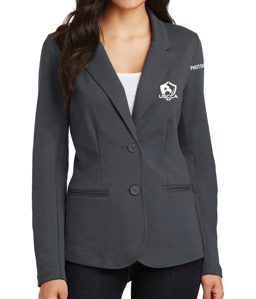 USCCA  Ladies Port Authority® Knit Blazer