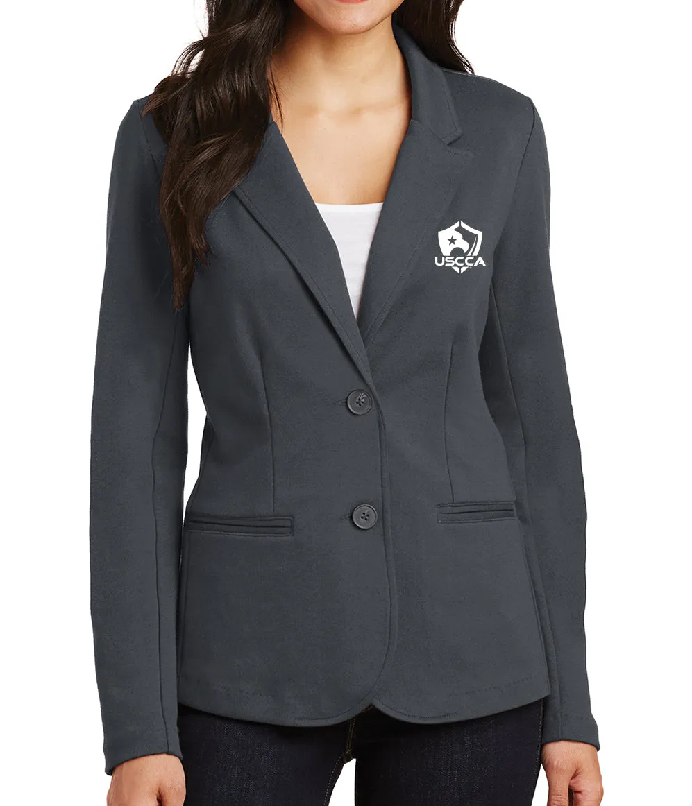 USCCA  Ladies Port Authority® Knit Blazer