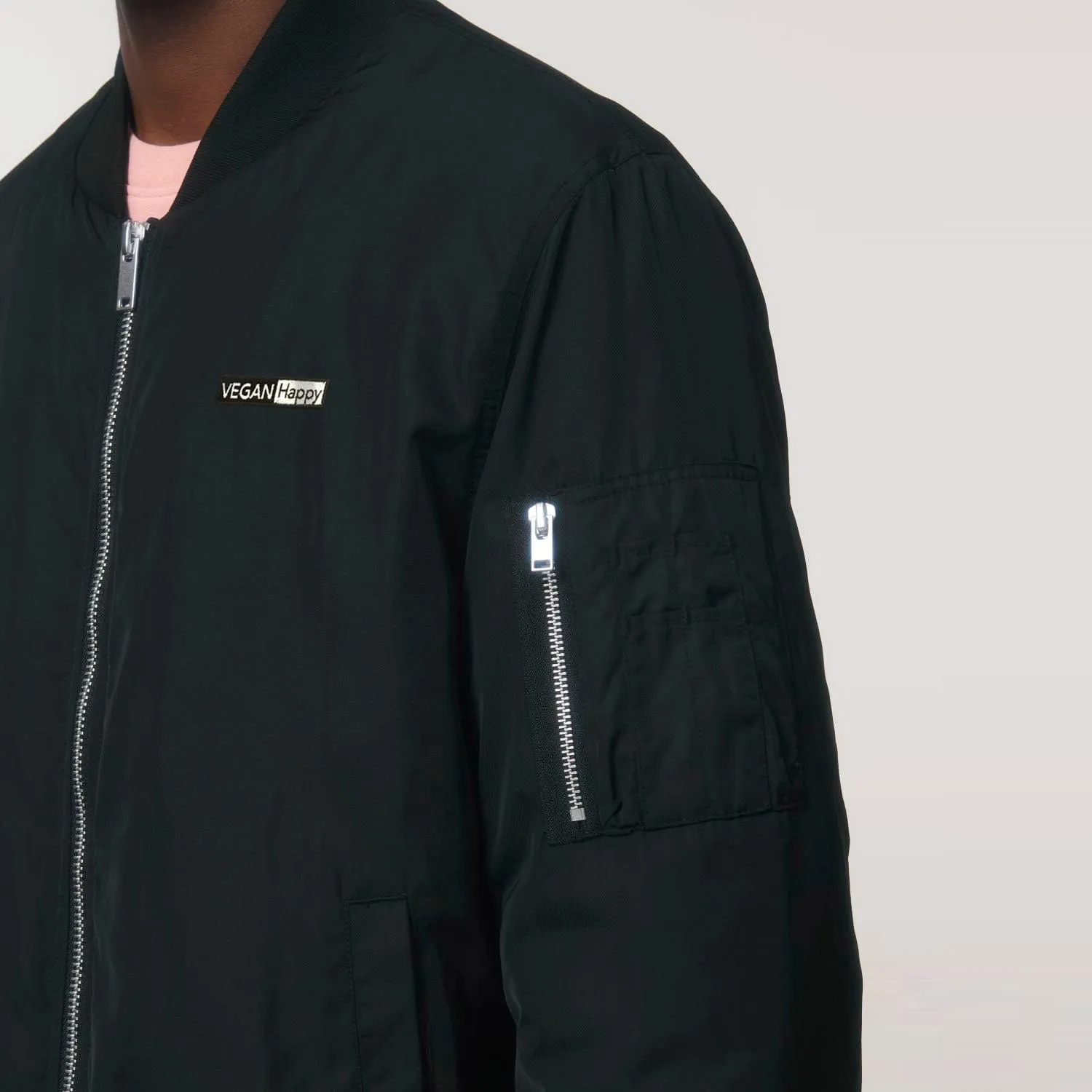 Vegan Unisex Classic Bomber Jacket | Multiple Colours