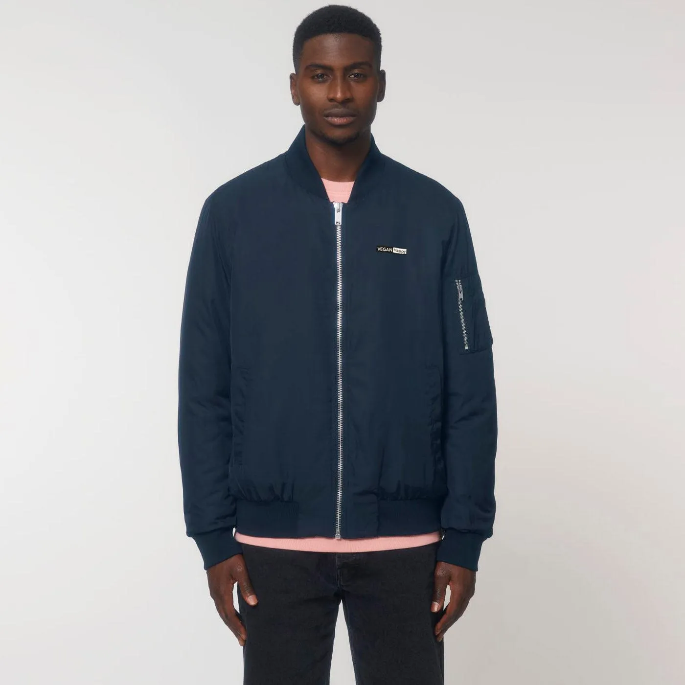 Vegan Unisex Classic Bomber Jacket | Multiple Colours