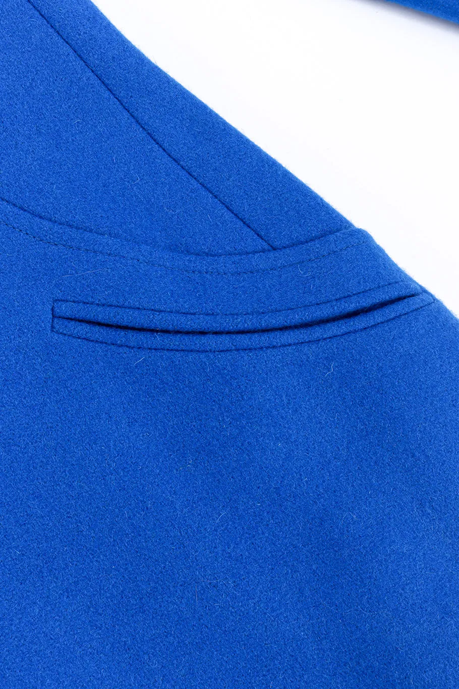 Velvet Collar Wool Jacket