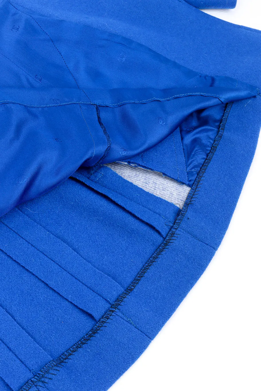 Velvet Collar Wool Jacket